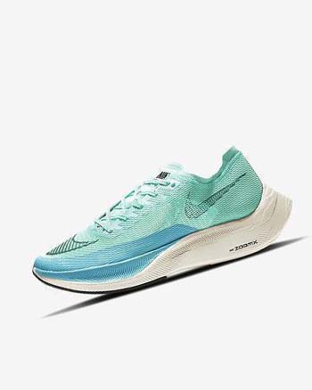 Nike ZoomX Vaporfly Next% 2 Verdes Azules Blancos Negros | MX 5252